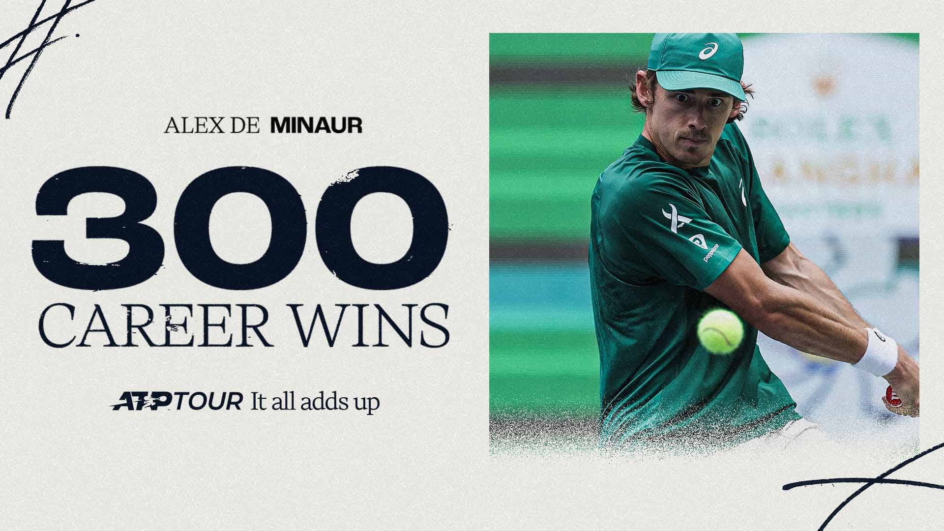 De Minaur hits 300 wins in Vienna opener surge